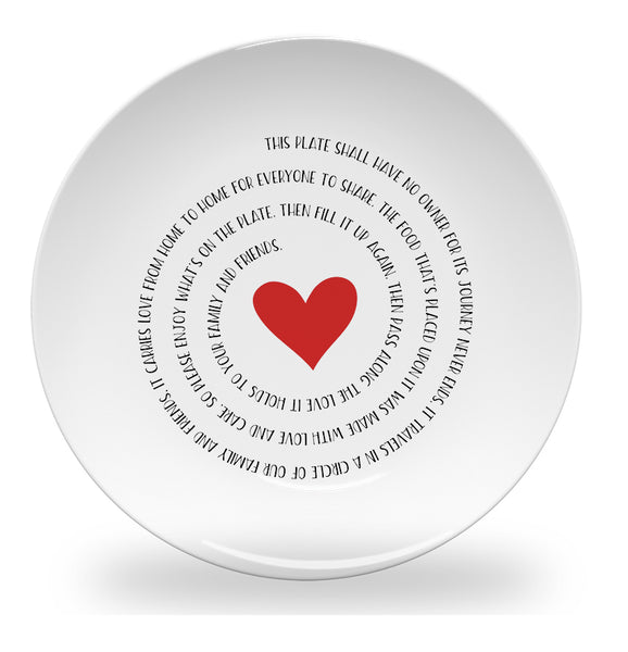 plate - my design - giving plate - swirl
