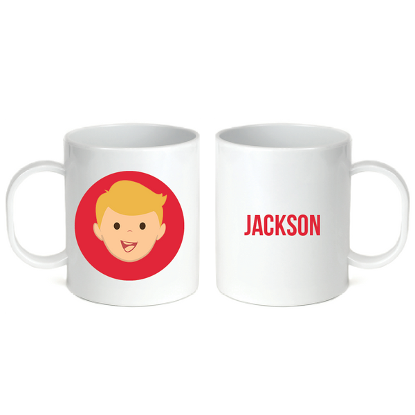 11oz mug - my face - boy