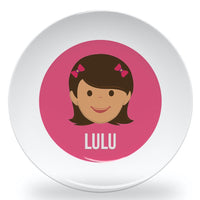 plate - build a face - girl