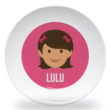 plate - build a face - girl