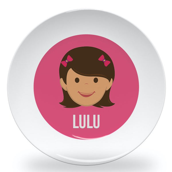 plate - build a face - girl