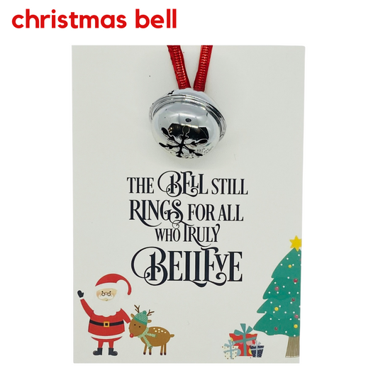 Santa's magic sleigh bell – Christmas Eve gift for kids | myartworkplate.com