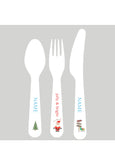 utensils - my design - santas sleigh - pink