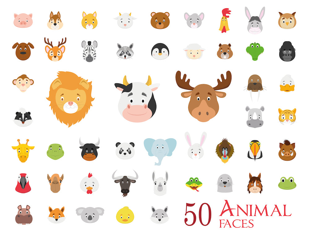 Personalized kids plate – fun animal face – choose your favourite animal | myartworkplate.com – lifestyle shot