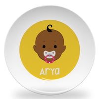 plate - build a face - baby