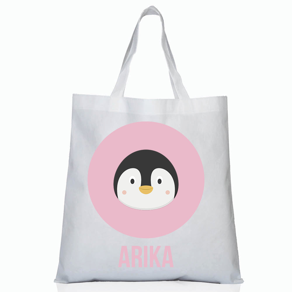 Personalized kids tote bag – fun animal face – choose your favourite animal | myartworkplate.com – size guide